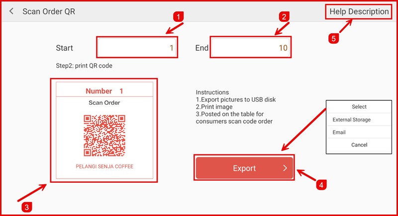 One Seat One QR export
